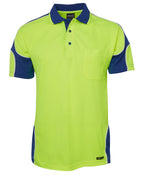 JB's Wear Hi Vis S/S Arm Panel Polo 6AP4S