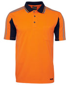 JB's Wear Hi Vis S/S Arm Tape Polo 6AT4S
