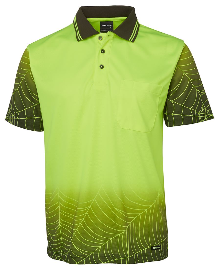 JB's Wear Hi Vis S/S Web Polo 6WPS