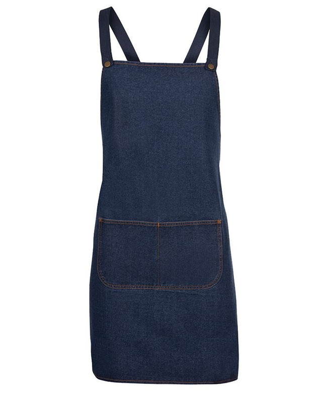 5ACBD Cross Back Denim Apron - WEARhouse