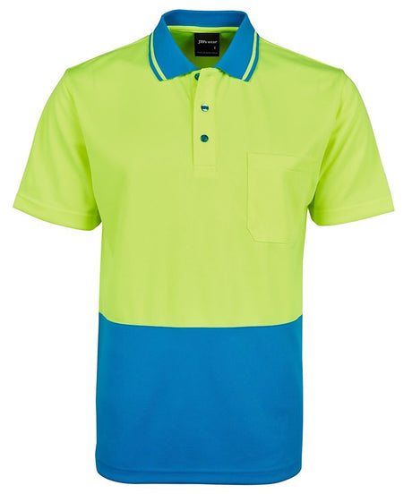 Adults Hi Vis Non Cuff Traditional Polo 6HVNC - WEARhouse