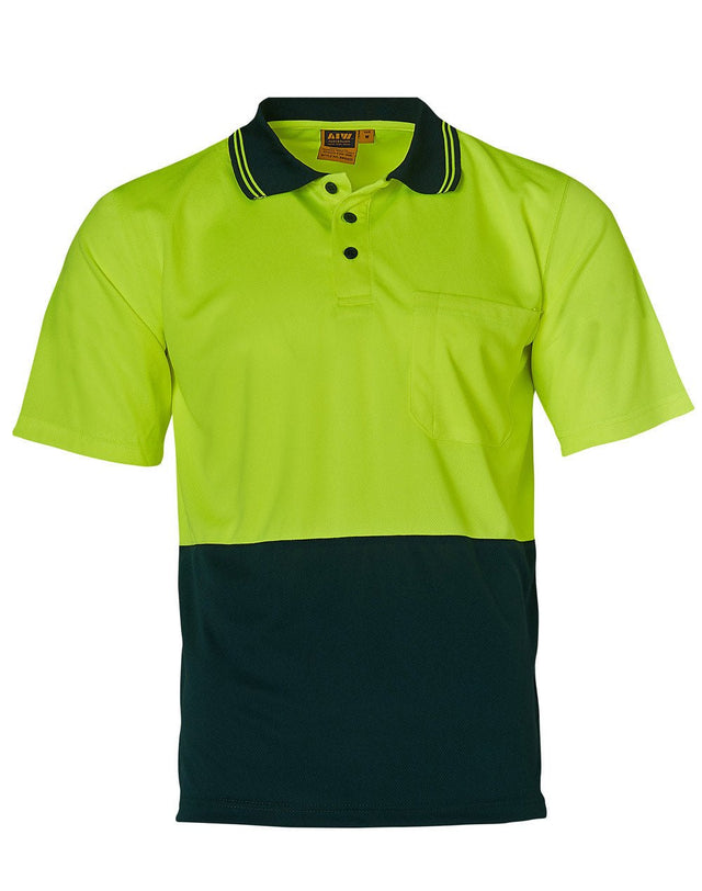 AIW SW01TD High Visibility Short Sleeve Polo