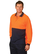 AIW SW05CD High Visibility Long Sleeve Polo - WEARhouse