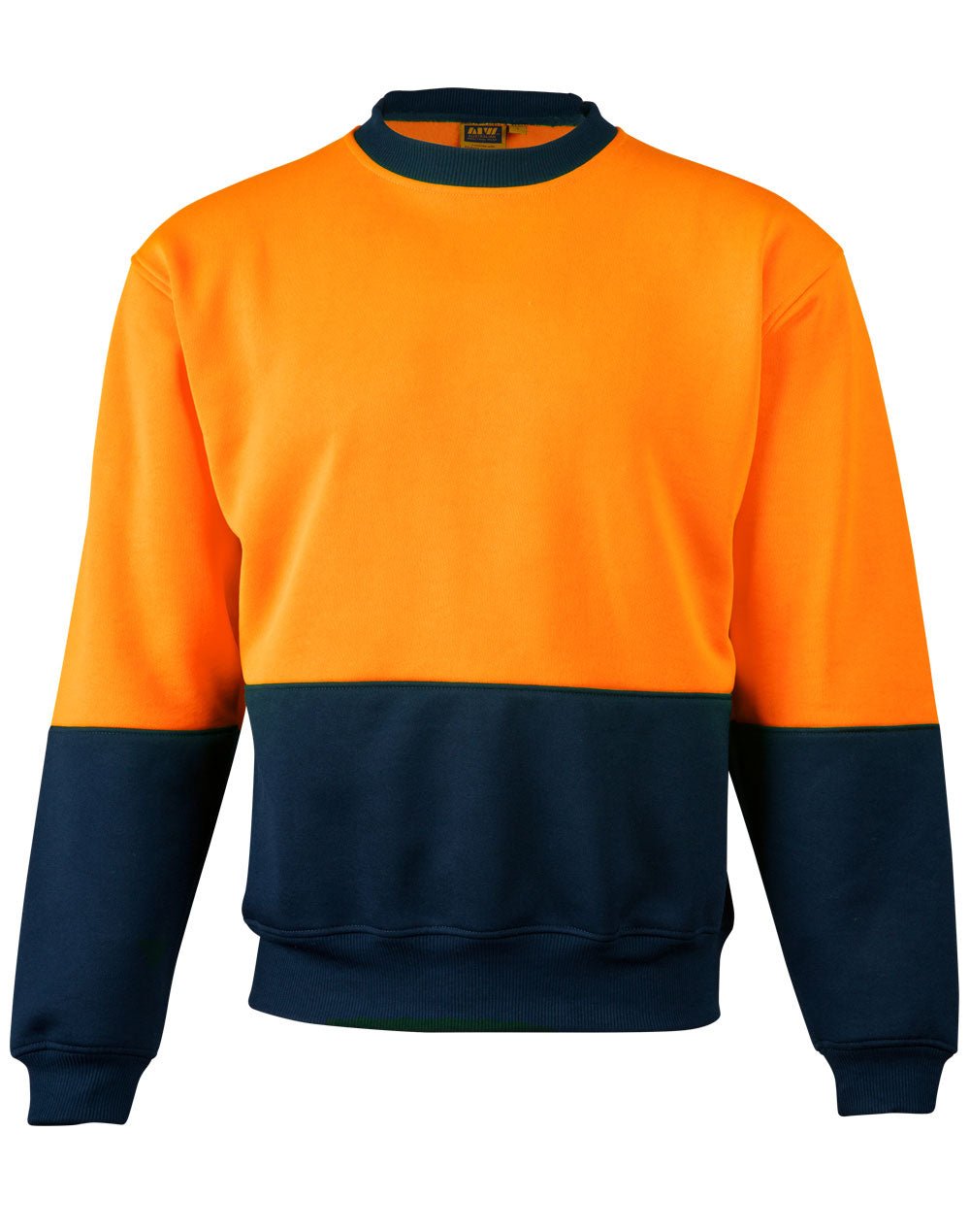 AIW SW09 HI-VIS 2 TONE CREW NECK - WEARhouse