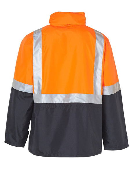 AIW SW18A HI-VIS SAFETY JACKET WITH MESH LINING & 3M TAPES