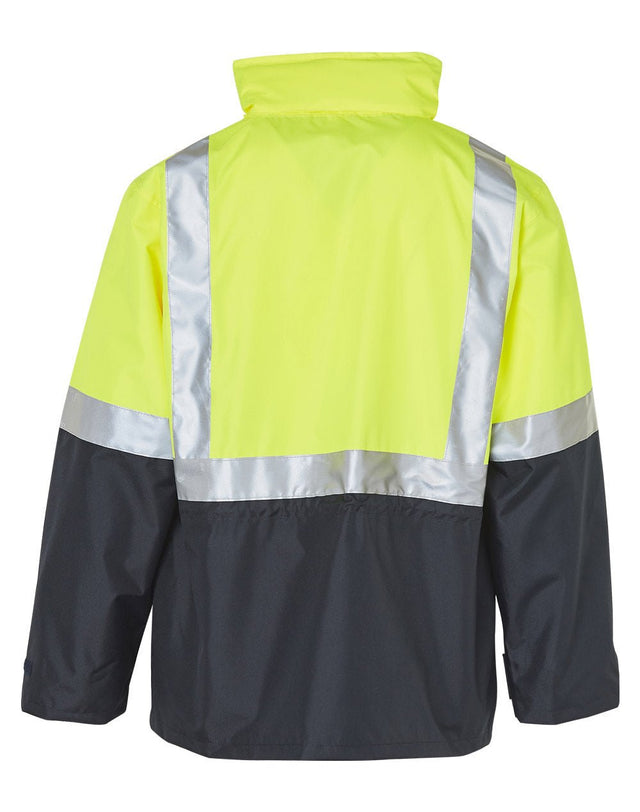 AIW SW18A HI-VIS SAFETY JACKET WITH MESH LINING & 3M TAPES