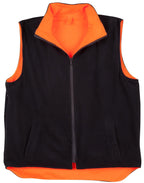 AIW SW19A HI-VIS REVERSIBLE SAFETY VEST WITH 3M TAPES