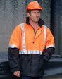 AIW SW28A HI-VIS TWO TONE RAIN PROOF JACKET WITH QUILT LINING - WEARhouse