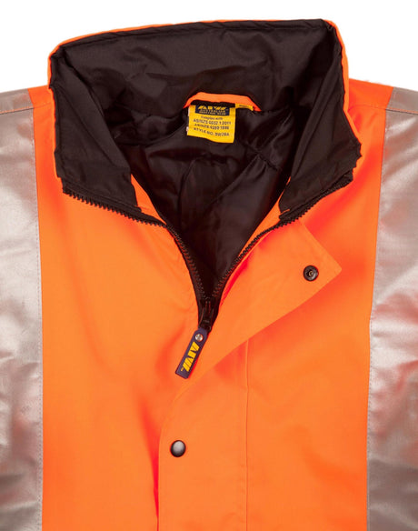 AIW SW28A HI-VIS TWO TONE RAIN PROOF JACKET WITH QUILT LINING - WEARhouse