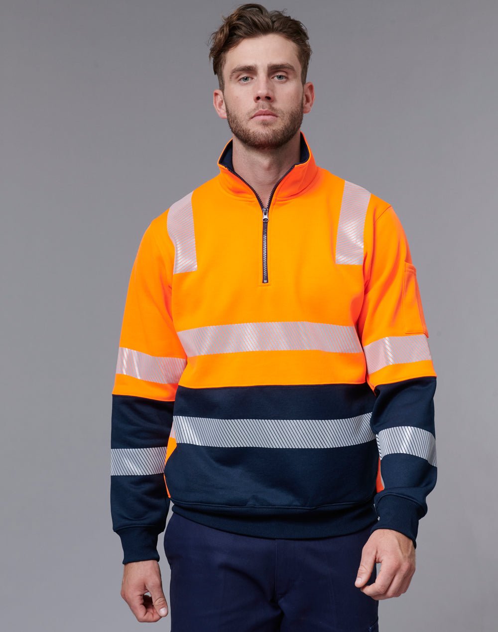 AIW SW32 Vic Rail Hi Vis Safety Jumper- Unisex - WEARhouse
