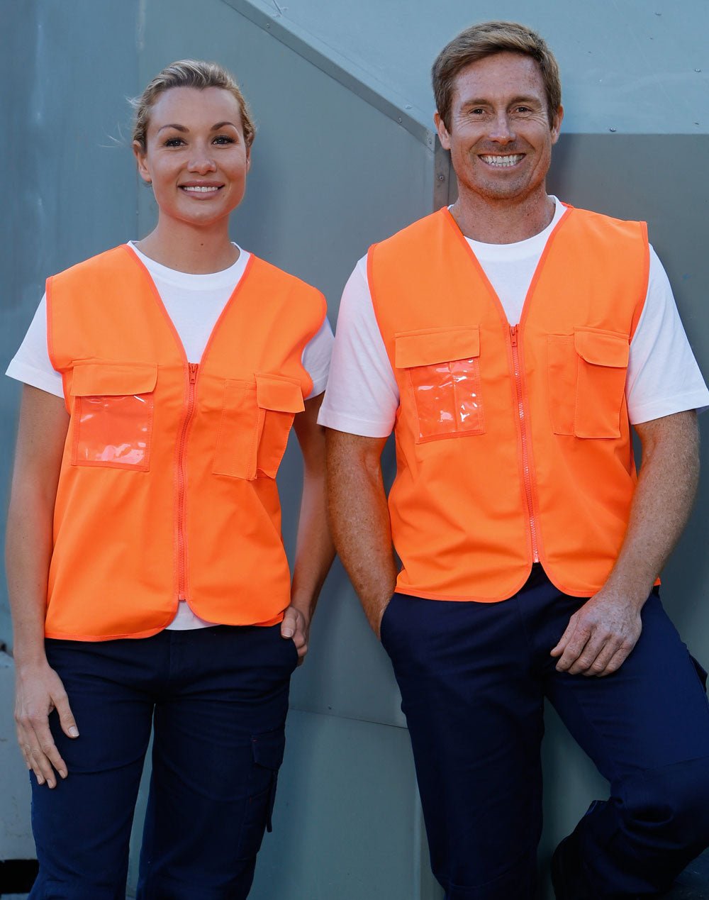 AIW SW41 Hi-Vis SAFETY VEST with ID POCKET - WEARhouse