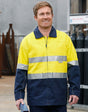 AIW SW46 HI-VIS COTTON JACKET WITH 3M TAPES - WEARhouse