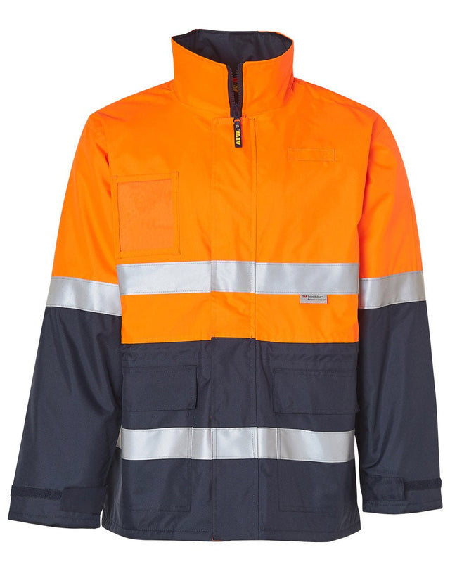 AIW SW50 HI-VIS LONG LINE JACKET POLAR WITH FLEECE LINING