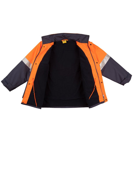 AIW SW50 HI-VIS LONG LINE JACKET POLAR WITH FLEECE LINING