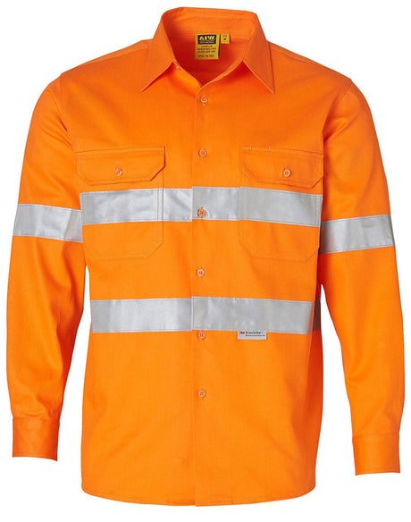 AIW SW52 COTTON DRILL SAFETY SHIRT - Unisex
