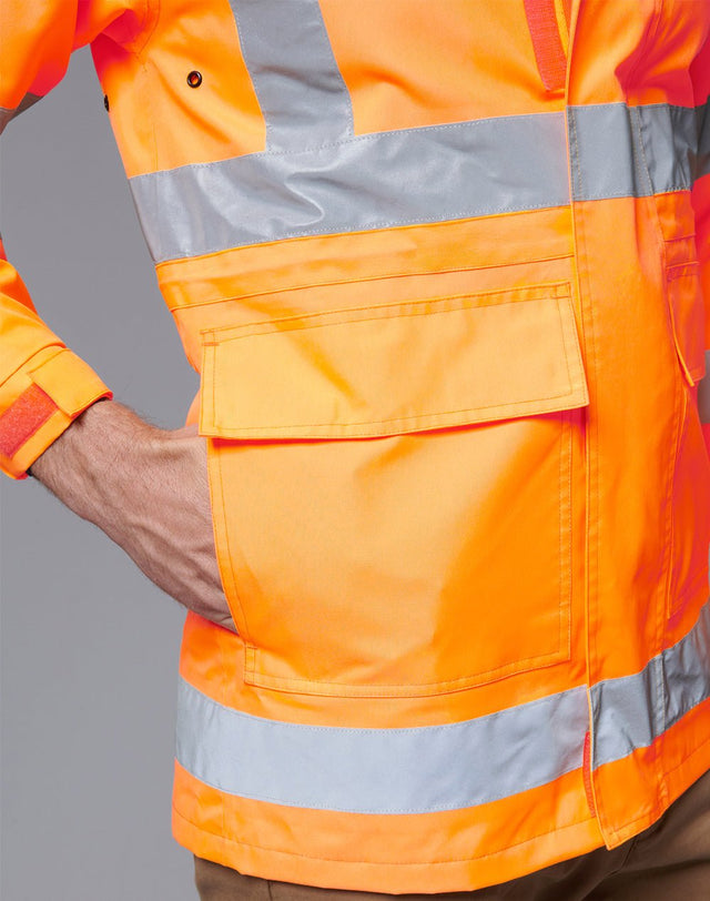 AIW SW75 VIC Rail Hi Vis Safety Jacket - Unisex