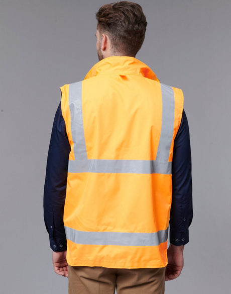 AIW SW76 VIC Rail Hi Vis Reversible Safety Vest - Unisex - WEARhouse