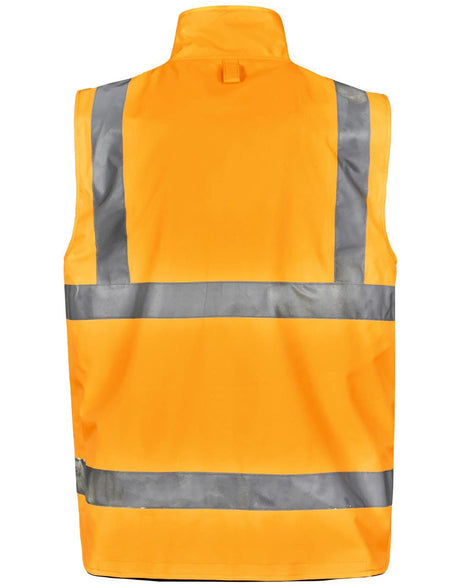 AIW SW76 VIC Rail Hi Vis Reversible Safety Vest - Unisex - WEARhouse