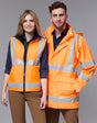 AIW SW77 VIC Rail Hi Vis 3 in 1 Safety Jacket and Vest - Unisex - WEARhouse