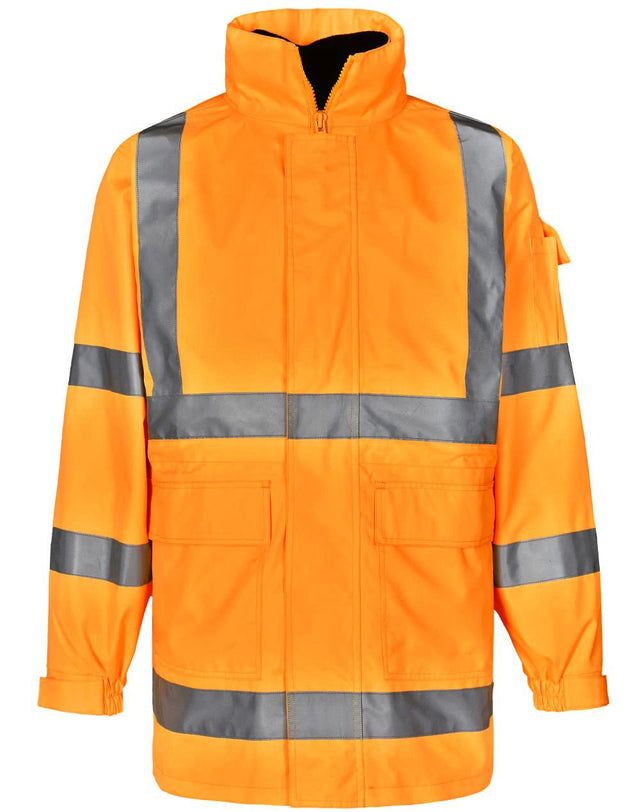 AIW SW77 VIC Rail Hi Vis 3 in 1 Safety Jacket and Vest - Unisex - WEARhouse