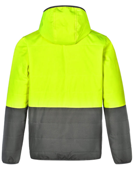 AIW SW80 UNISEX HI VIS MODERN STYLING HOODED PUFFER JACKET - WEARhouse