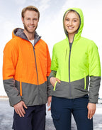 AIW SW80 UNISEX HI VIS MODERN STYLING HOODED PUFFER JACKET - WEARhouse