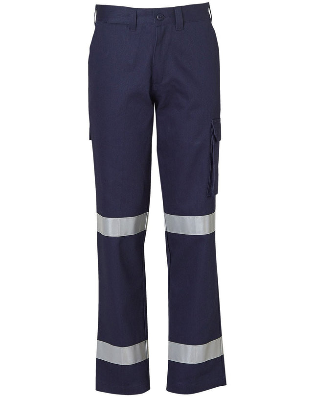 AIW WP15HV LADIES' HEAVY COTTON DRILL CARGO PANTS WITH 3M TAPES - WEARhouse