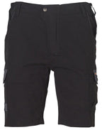 AIW WP23 MENS STRETCH CARGO WORK SHORTS WITH DESIGN PANEL TREATMENTS - WEARhouse