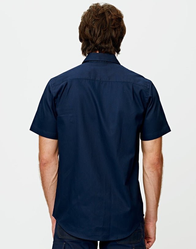 AIW WT03 Cotton Drill Short Sleeve Work Shirt - WEARhouse