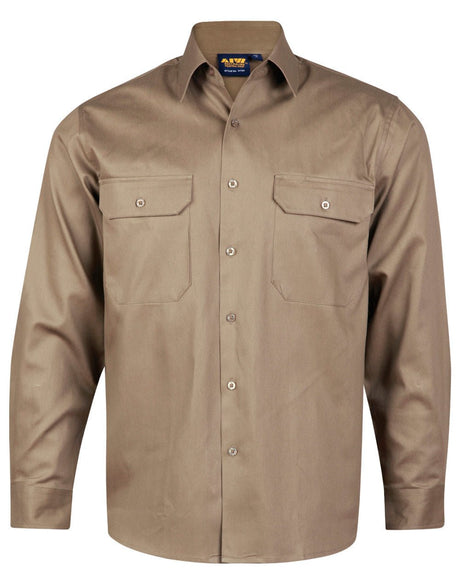AIW WT04 COTTON DRILL WORK SHIRT - WEARhouse