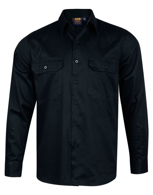 AIW WT04 COTTON DRILL WORK SHIRT - WEARhouse