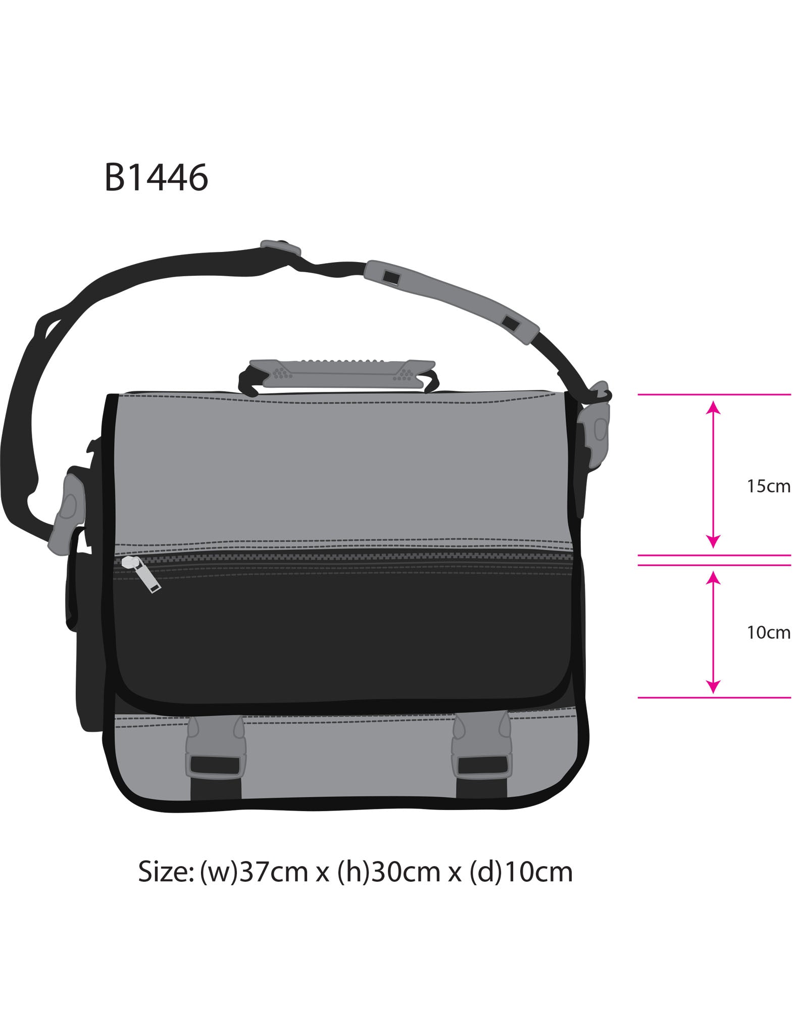 B1446 EXECUTIVE CONFERENCE SATCHEL - WEARhouse