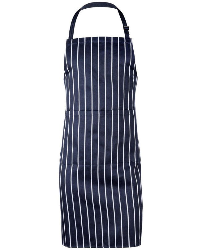 Benchmark AP04 Bib Stripe Apron - WEARhouse