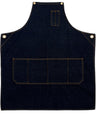 Benchmark AP09 East Village Denim Bib Apron - WEARhouse