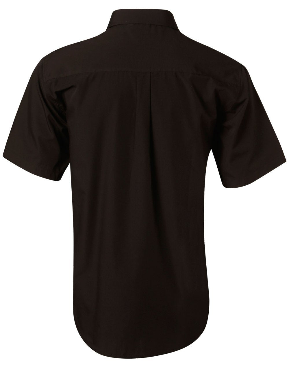 Benchmark BS01S Men's Poplin Short Sleeve Business Shirt - WEARhouse