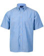 Benchmark BS03S Men's Chambray Short Sleeve - WEARhouse