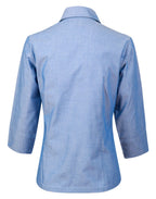 Benchmark BS04 Ladies' Chambray 3/4 Sleeve - WEARhouse