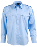Benchmark BS06L Epaulette Long Sleeve-Unisex - WEARhouse