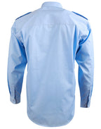 Benchmark BS06L Epaulette Long Sleeve-Unisex - WEARhouse