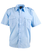Benchmark BS06S Epaulette Short Sleeve-Unisex - WEARhouse