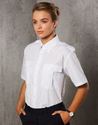 Benchmark BS06S Epaulette Short Sleeve-Unisex - WEARhouse