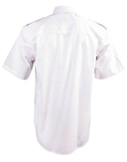 Benchmark BS06S Epaulette Short Sleeve-Unisex - WEARhouse