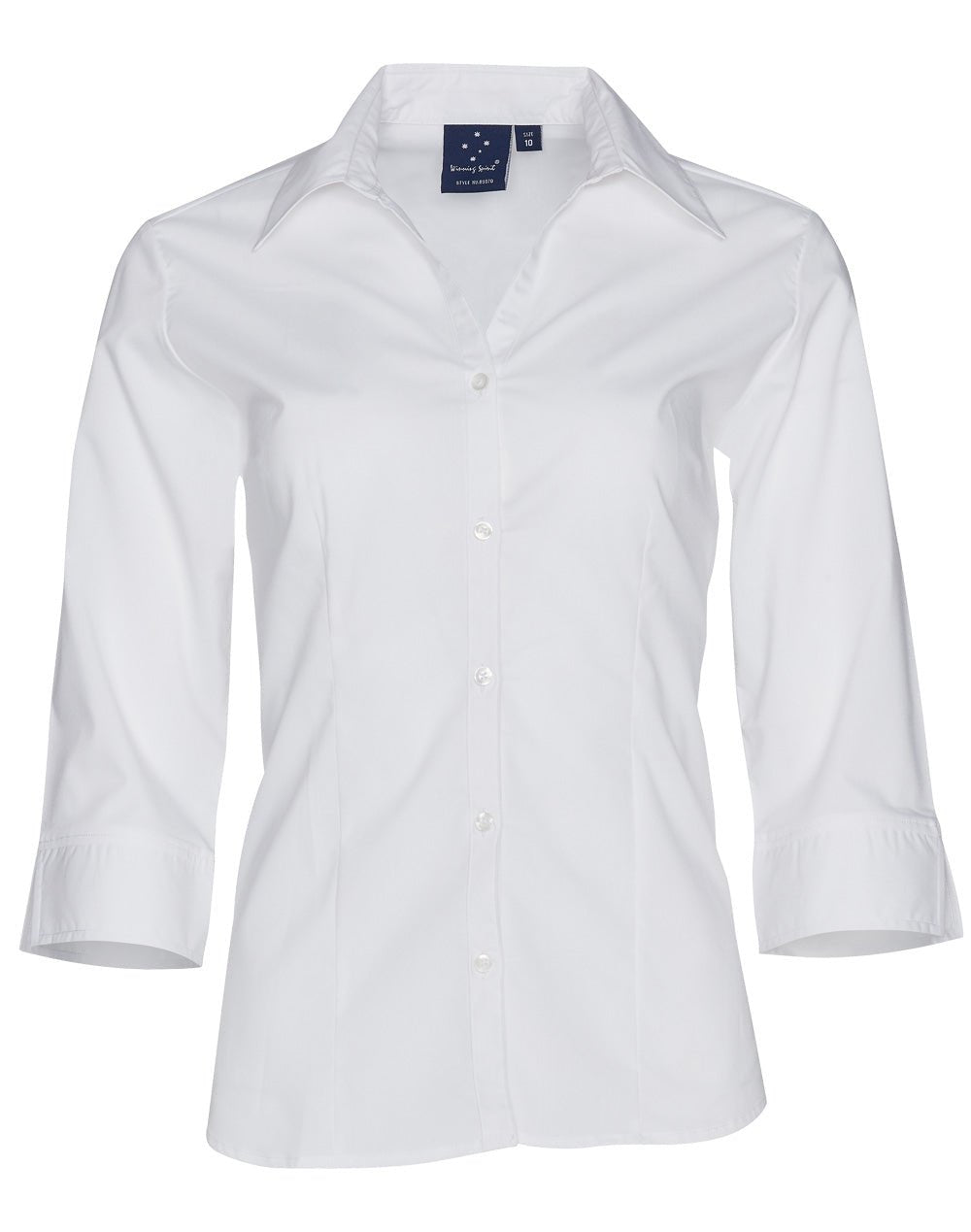 Benchmark BS07Q Women's Teflon Executive 3/4 Sleeve Shirt - WEARhouse