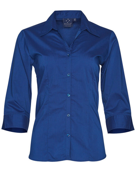 Benchmark BS07Q Women's Teflon Executive 3/4 Sleeve Shirt - WEARhouse