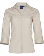 Benchmark BS07Q Women's Teflon Executive 3/4 Sleeve Shirt - WEARhouse