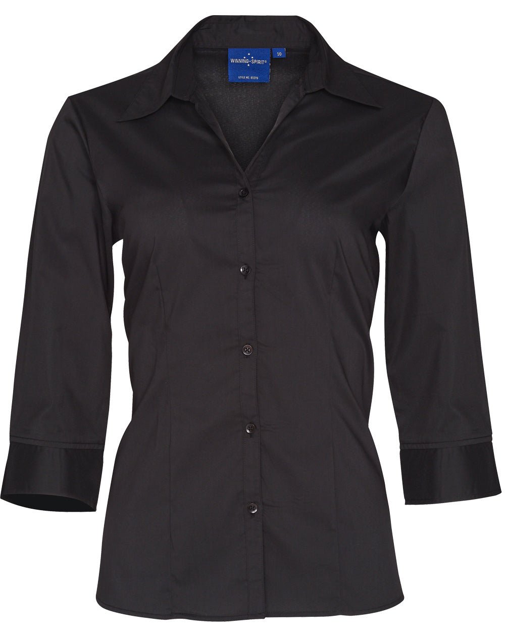 Benchmark BS07Q Women's Teflon Executive 3/4 Sleeve Shirt - WEARhouse