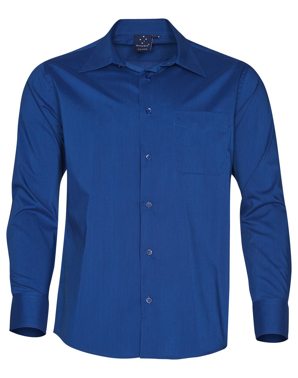 Benchmark BS08L Men's Teflon Executive Long Sleeve Shirt - WEARhouse