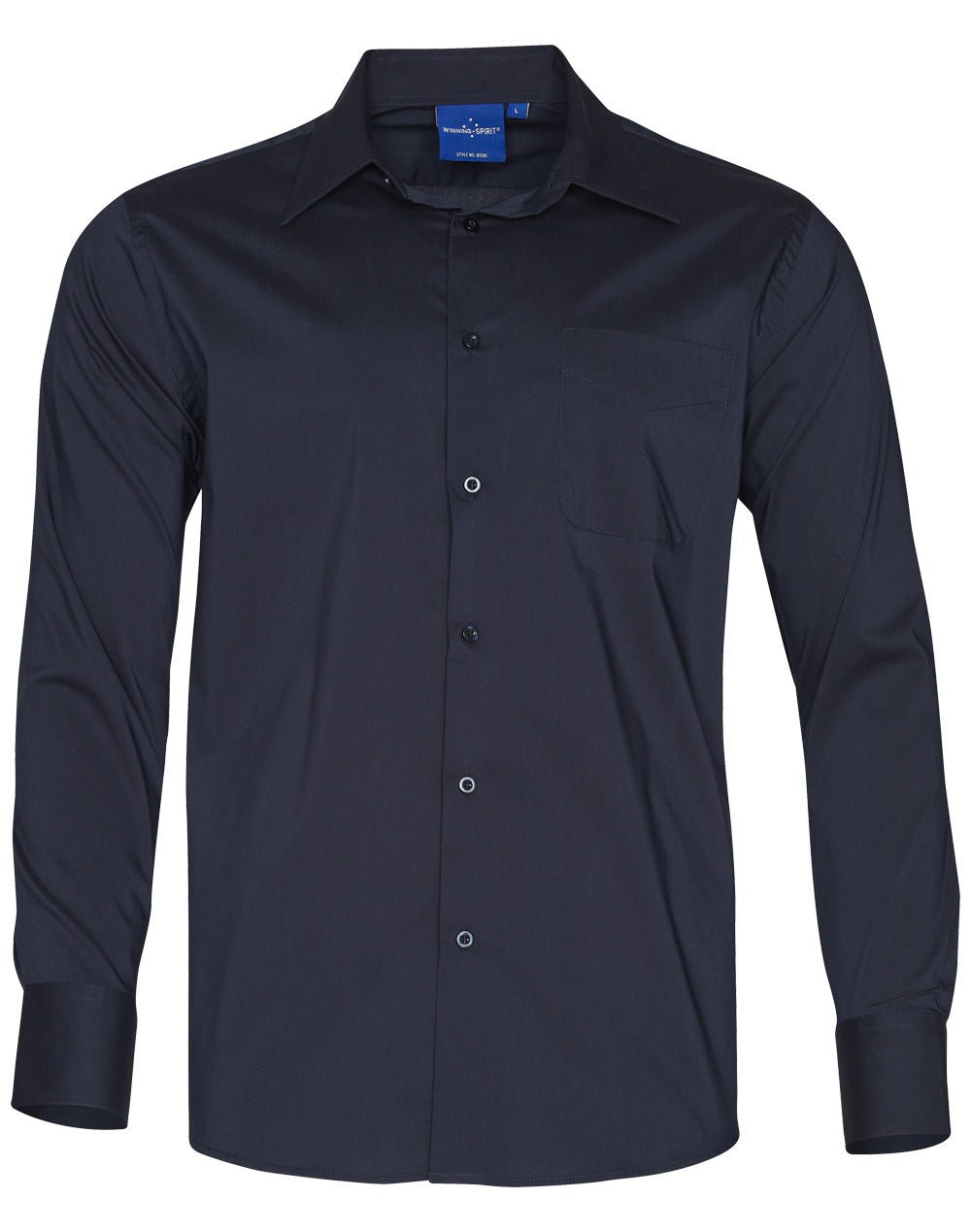 Benchmark BS08L Men's Teflon Executive Long Sleeve Shirt - WEARhouse