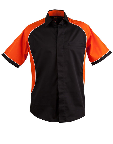 Benchmark BS15 Men's Arena Tri-Colour Contrast Shirt - WEARhouse