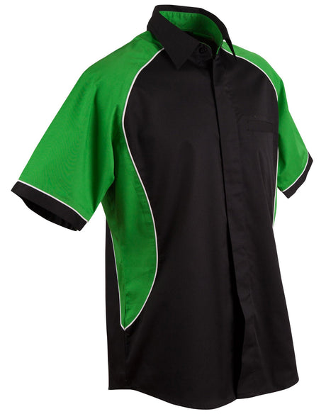 Benchmark BS15 Men's Arena Tri-Colour Contrast Shirt - WEARhouse